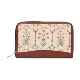 ZOUK Taj Nakashi Multicolor Printed Zip Around Wallet for Women image 2