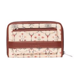 ZOUK Taj Nakashi Multicolor Printed Zip Around Wallet for Women image 2