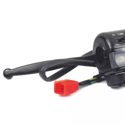 Uno Minda Handle Bar Switch - Lever Assembly - Left Side, With 1 Wire Coupler, Kick Start for Bajaj Boxer AR (SW-0681D) image 3