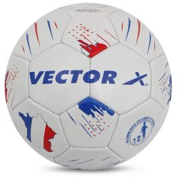 Vector X France Machine Stitched Embose PVC Football (White) Size - 3-image-37