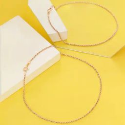 Touch925 Classic Rolo Silver Anklet for Women-image-8
