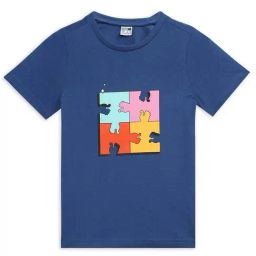 Puma Kids dryCELL Clyde Royal Printed Regular Fit T-Shirt-image-93