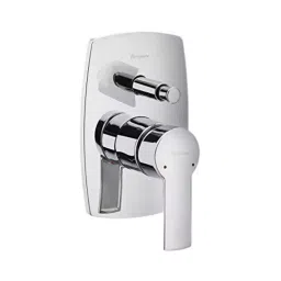 Parryware Concealed Diverter Upper Trim Crust Series Silver Stainless Steel Chrome Finish, G3150A1-image-44