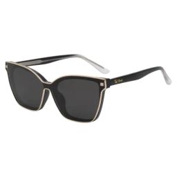 Ted Smith Purple Polarized Cat Eye for Women Clip On Frames Clip On Sunglasses-image-14