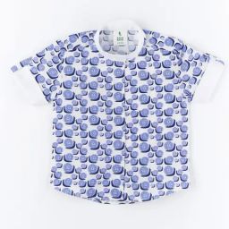 ZACH &KIKI Boys Blue Cotton Printed Shirt-image-41