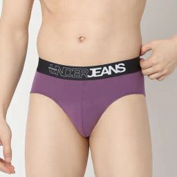 Underjeans By Spykar Assorted Cotton Regular Fit Briefs - Set Of 2-picture-2