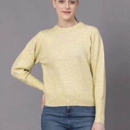 Red Tape Lime Regular Fit Sweater-picture-23