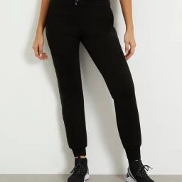 Guess Black Solid Joggers-image-18