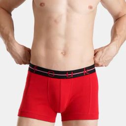 FCUK Multi-Color Cotton Solid Trunks Pack of 2 image 3