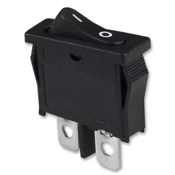 E-SWITCH SWITCH, ROCKER, SPST, 10A, 125VAC, BLACK, R6ABLKBLKFF.-picture-13