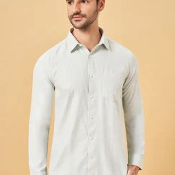 Byford By Pantaloons Pistachio Green Slim Fit Shirt-picture-25