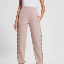 Guess Pink Solid Trackpants-image-84