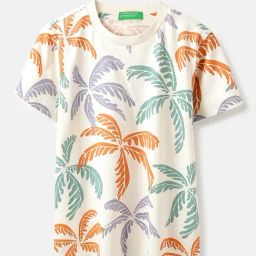 United Colors of Benetton Boys Multicolor Cotton Printed T-Shirt-image-6