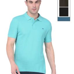 Force NXT Multicolored Cotton Regular Fit Polo T-Shirt-12