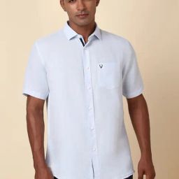 Allen Solly Blue Slim Fit Shirt-picture-35
