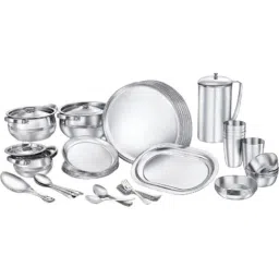 Judge by Prestige Silver Stainless Steel Classic Dinner Set - Pack of 51-picture-40
