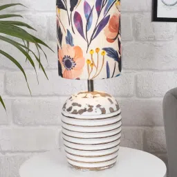 Homesake 'Modern' Multicolor Wood Table Lamp with Base - Set of 1 image 1