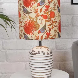 Homesake 'Modern' Multicolor Wood Table Lamp with Base - Set of 1 image 1