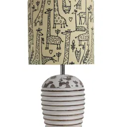 Homesake 'Modern' Multicolor Wood Table Lamp with Base - Set of 1 image 2