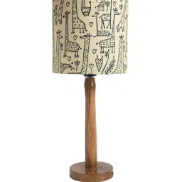 Homesake 'Modern' Multicolor Wood Table Lamp with Base - Set of 1 image 2