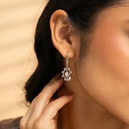 Shaya 925 Silver Oxidized Chulbul Earrings-image-36