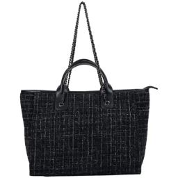 Kazo Black Printed Tote Handbag-image-68