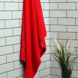 Welspun Quik Dry True Red 100% Cotton 380 GSM Bath Towel-image-53