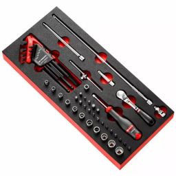 FACOM 6.35 mm (1/4 inch) Standard Socket Allen Key Bit Set 12 Point, MODM.RL2U (Set of 45 Pcs)-25