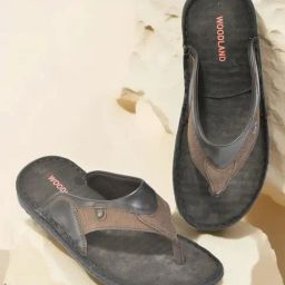 Woodland Men's Dark Brown Thong Sandals-picture-17