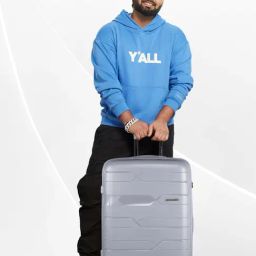 Nasher Miles Paris Hard-sided Polypropylene Check-In Luggage Grey 24 inch Trolley Bag-image-58