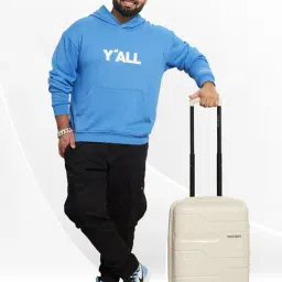 Nasher Miles Paris Hard-sided Polypropylene Cabin Luggage White 20 inch Trolley Bag-image-54