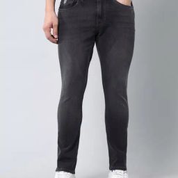 U.S. Polo Assn. Denim Co. Grey Cotton Slim Fit Jeans-picture-5