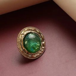 Sohi Women's Riverie Opulence Statement Ring-image-4