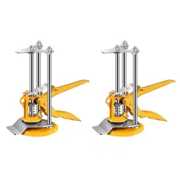 TileMaster Tile Lifting Adjuster Leveler Non-Magnetic High-Strength Alloy Steel Yellow & Silver 4 cm Size TM-148 (Pack of 2)-8