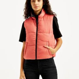 Levi's Peach Puffer Jacket-image-35