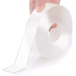 AIPL AMT 30 mm X 1 m Transparent Foam, Silicone Double Sided Grip Tape-picture-27