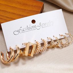 TheVineGirl Gold-Plated Hoop Earrings-image-98