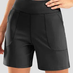 StyleCast Women Slim Fit High-Rise Trendy Sports Shorts-image-32