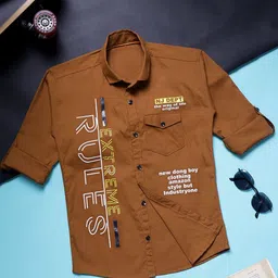 YK Boys Opaque Printed Casual Shirt-picture-33