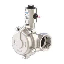 Uflow 24 V DC Screwed End (NC) Stainless Steel Pilot Operated Piston 2/2 WayType High Pressure Solenoid Valve HCP-A854I-picture-18