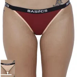 BASIICS by La Intimo Multicolor Cotton Bikini Panty( Pack Of 3 )-image-84