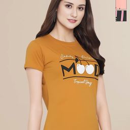 Mast & Harbour Pack Of 3 Typography Printed Round Neck Cotton Regular Fit T-shirt-image-73