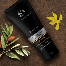 THE MAN COMPANY Set of 2 Ylang-Ylang & Argan Charcoal Face Wash image 4