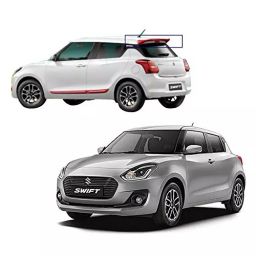 Auto Pearl OE Type Car Spoiler ABS Metallic Silky Silver Compatible For Maruti Suzuki Swift, Spoiler_Swift2018_Metallic_Silky_Silver-14
