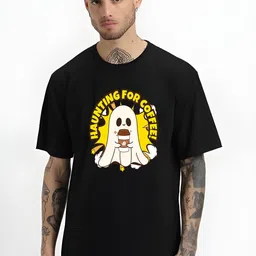 Streetsutra Men Graphic Printed Round Neck Cotton Oversized T-shirt-picture-38