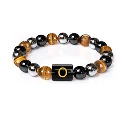 EDMIRIA Unisex Initial Letter Beaded Bracelet-picture-19