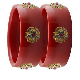 Vidhya Kangan Women Red Bangle-image-33