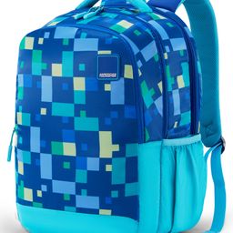 American Tourister Pazzo 3.0 Backpack With Unique Print Blue - 17.5 Inches-image-3