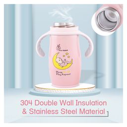 R for Rabbit Steebo Crescent Spout Cup Pink - 240 ml image 3