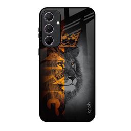 QRIOH King Of Forest Printed Samsung Galaxy A35 5G Back Case Mobile Accessories-image-24